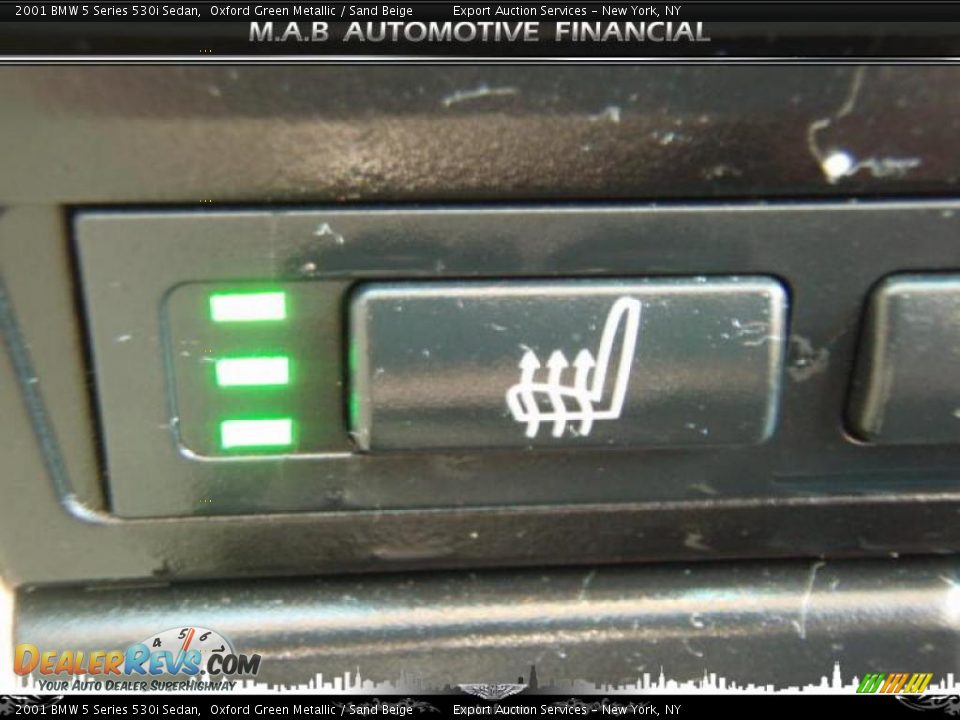 2001 BMW 5 Series 530i Sedan Oxford Green Metallic / Sand Beige Photo #19