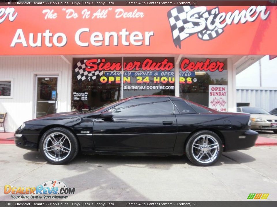 2002 Chevrolet Camaro Z28 SS Coupe Onyx Black / Ebony Black Photo #1
