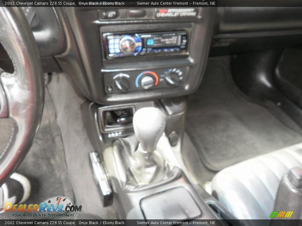 2002 Chevrolet Camaro Z28 SS Coupe Onyx Black / Ebony Black Photo #16