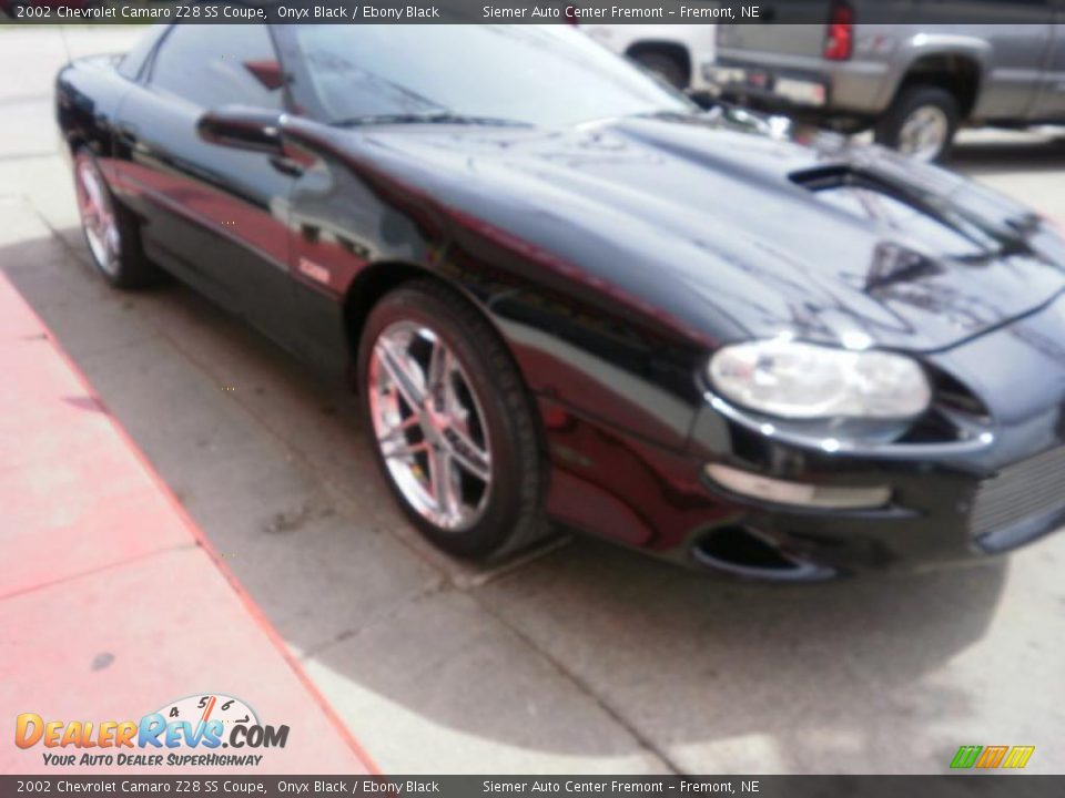 2002 Chevrolet Camaro Z28 SS Coupe Onyx Black / Ebony Black Photo #20