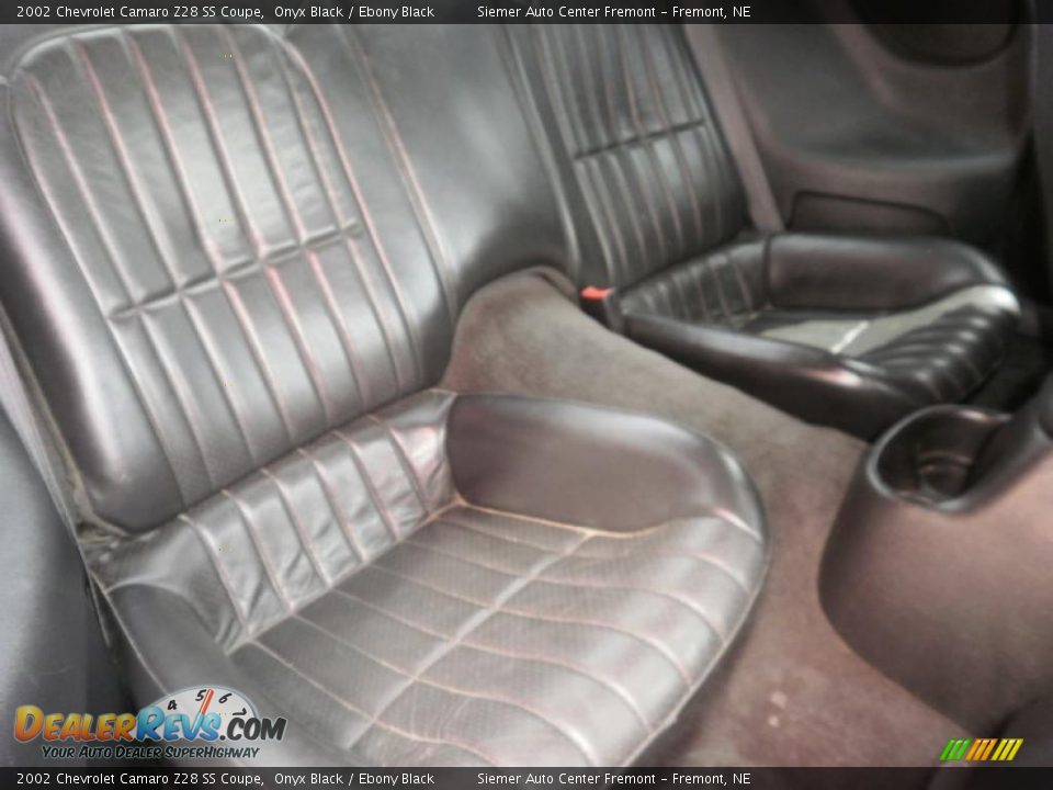 2002 Chevrolet Camaro Z28 SS Coupe Onyx Black / Ebony Black Photo #28