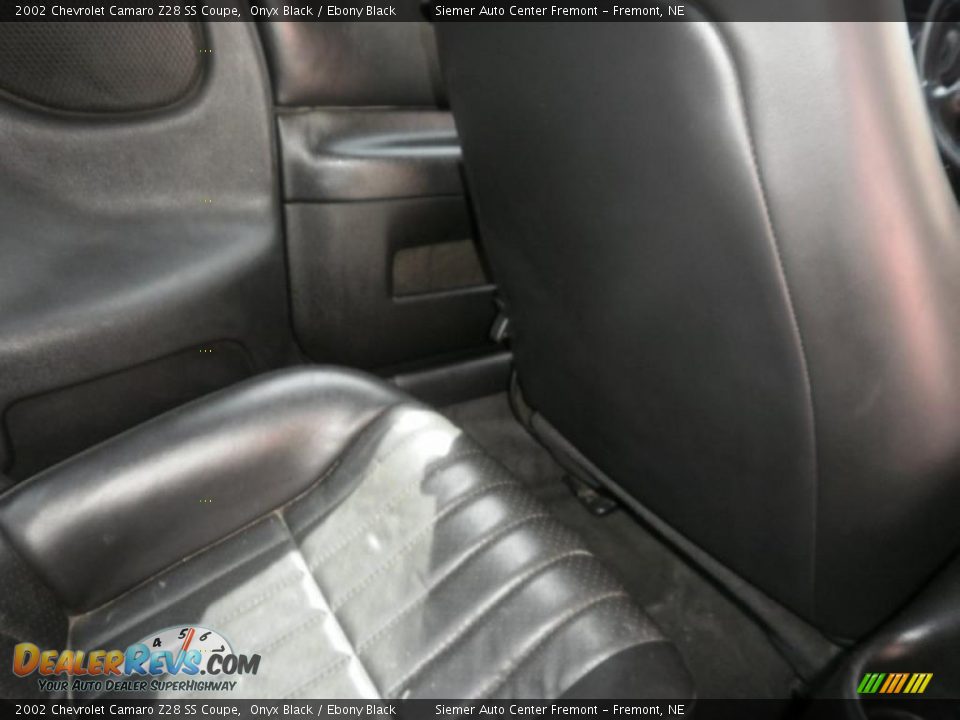 2002 Chevrolet Camaro Z28 SS Coupe Onyx Black / Ebony Black Photo #32