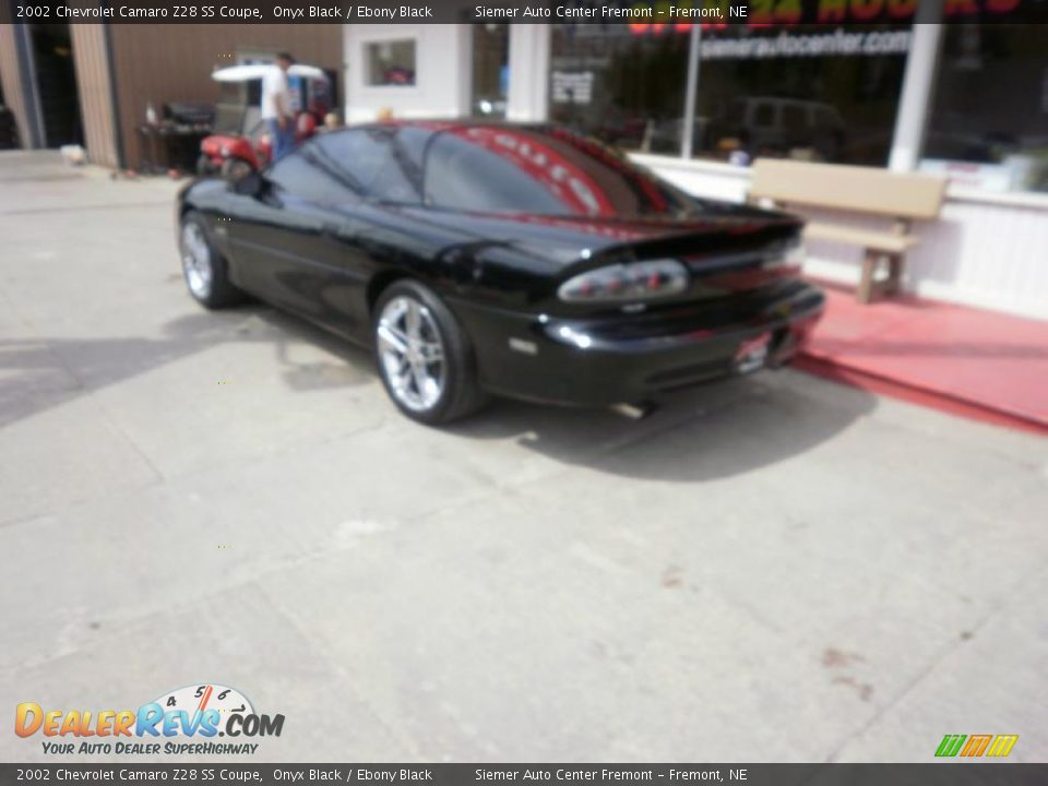 2002 Chevrolet Camaro Z28 SS Coupe Onyx Black / Ebony Black Photo #36