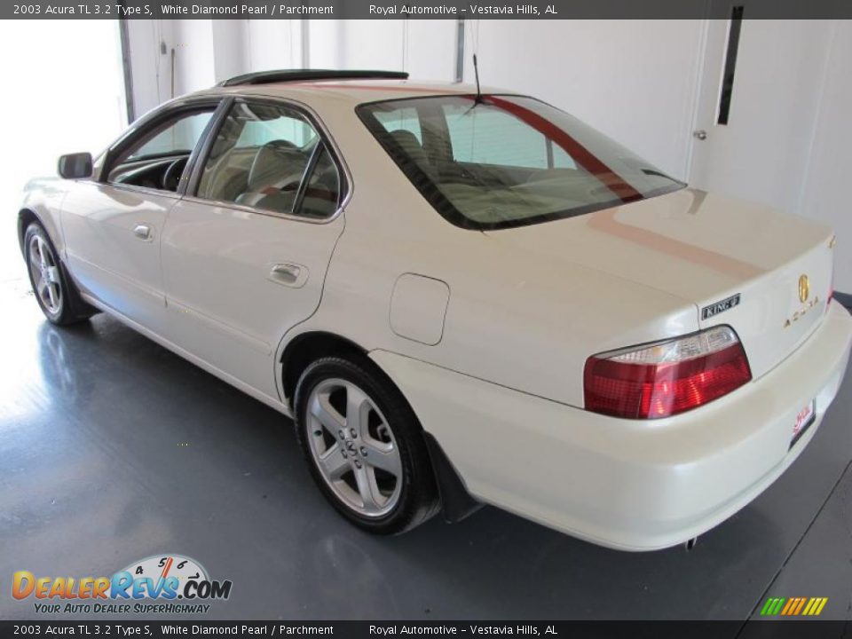 2003 Acura TL 3.2 Type S White Diamond Pearl / Parchment Photo #4