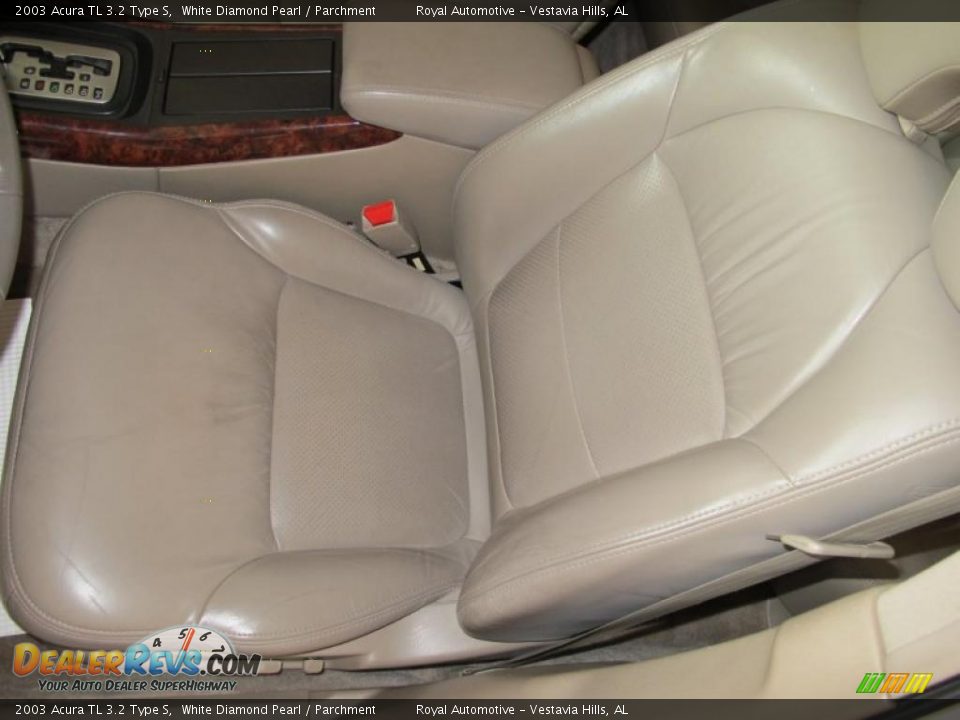 2003 Acura TL 3.2 Type S White Diamond Pearl / Parchment Photo #13