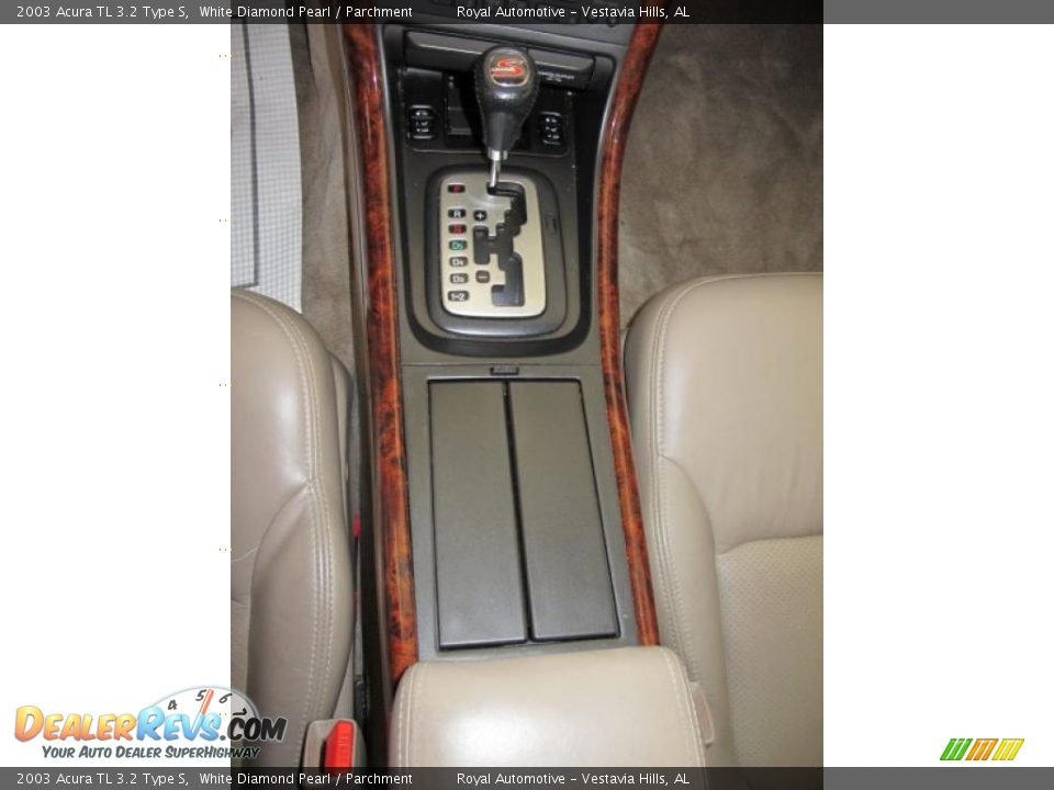 2003 Acura TL 3.2 Type S White Diamond Pearl / Parchment Photo #17