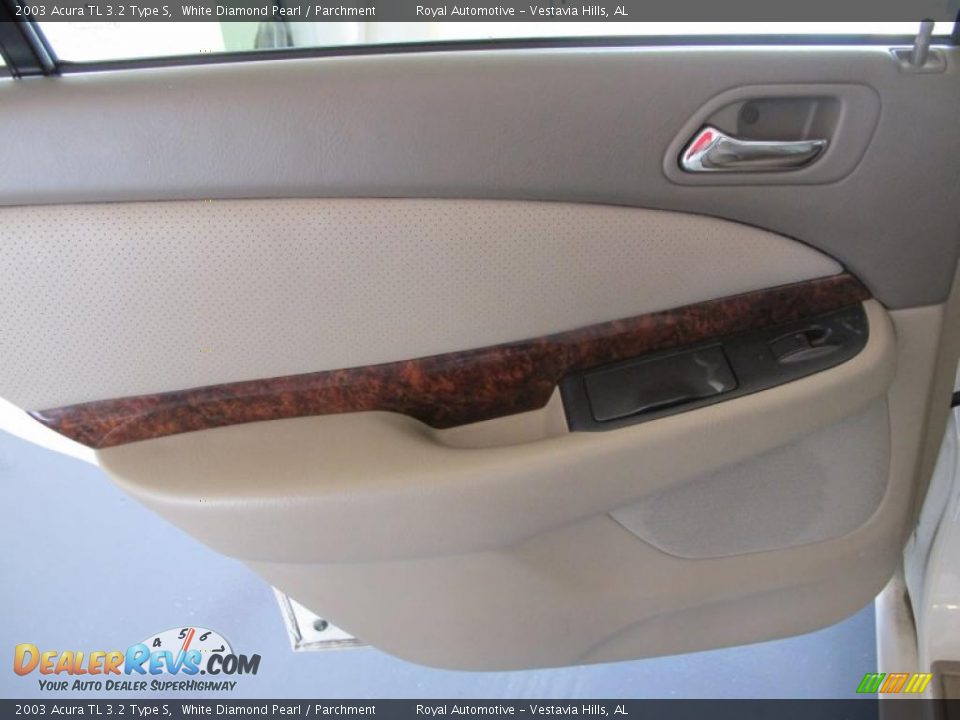 2003 Acura TL 3.2 Type S White Diamond Pearl / Parchment Photo #19