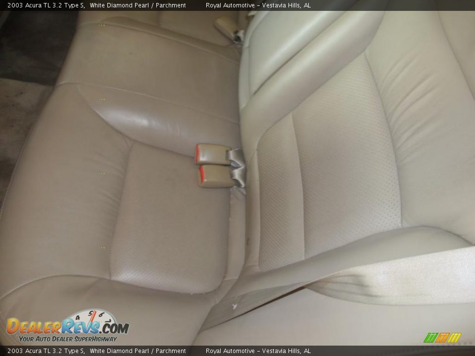 2003 Acura TL 3.2 Type S White Diamond Pearl / Parchment Photo #21
