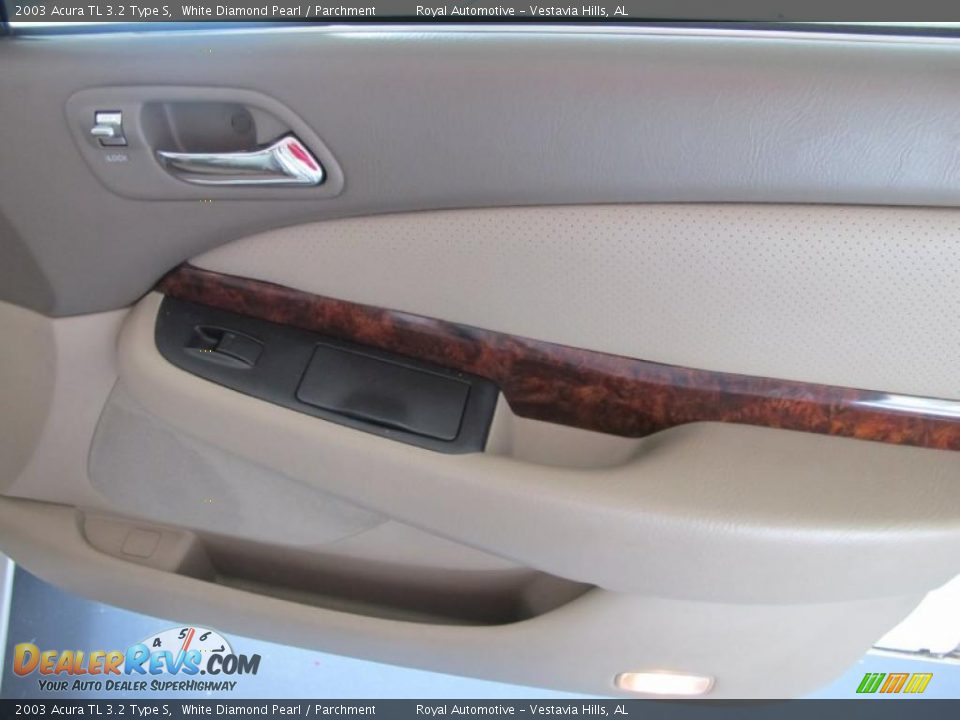 2003 Acura TL 3.2 Type S White Diamond Pearl / Parchment Photo #26