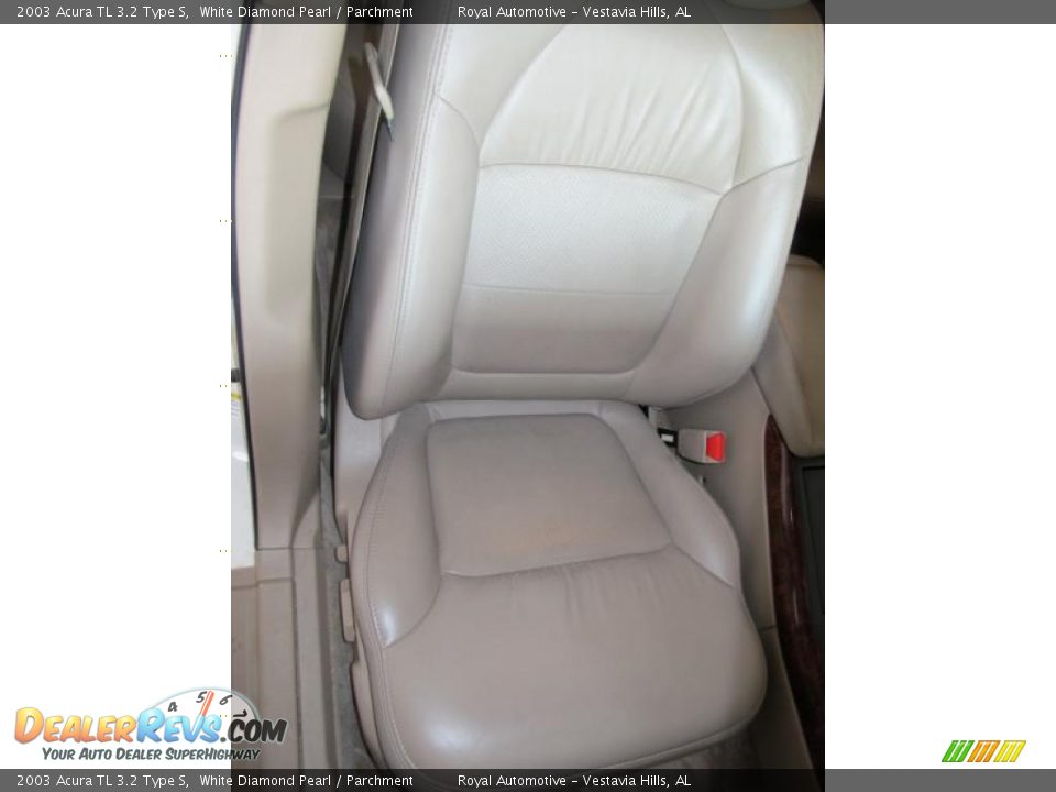 2003 Acura TL 3.2 Type S White Diamond Pearl / Parchment Photo #28