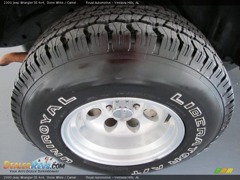 2000 Jeep Wrangler SE 4x4 Stone White / Camel Photo #7