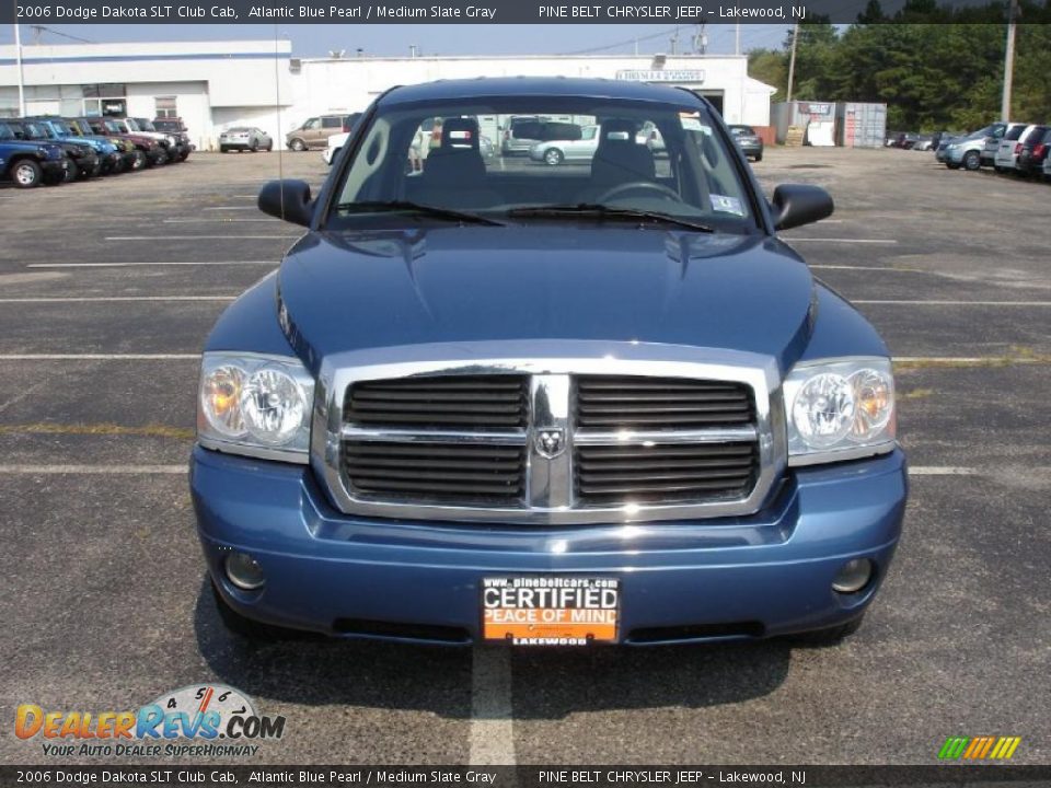 2006 Dodge Dakota SLT Club Cab Atlantic Blue Pearl / Medium Slate Gray Photo #2