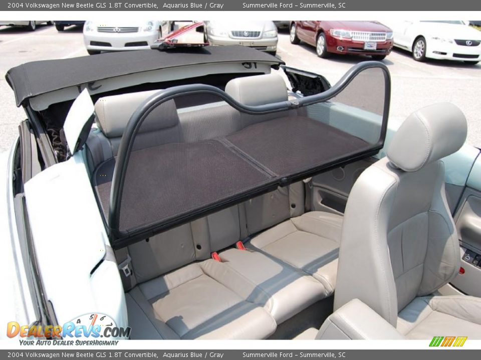 2004 Volkswagen New Beetle GLS 1.8T Convertible Aquarius Blue / Gray Photo #8
