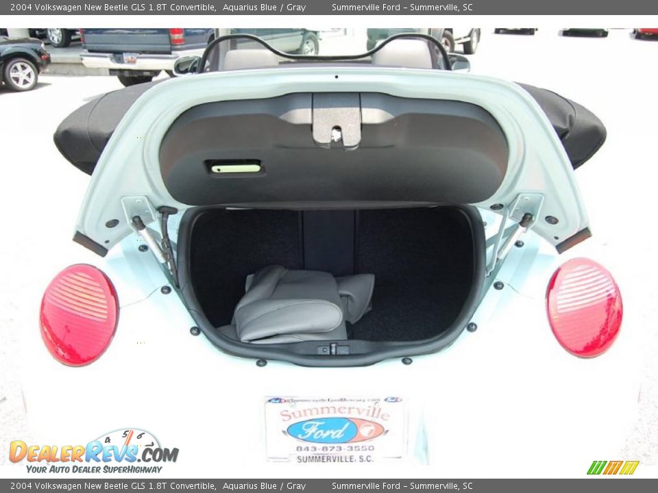 2004 Volkswagen New Beetle GLS 1.8T Convertible Aquarius Blue / Gray Photo #17