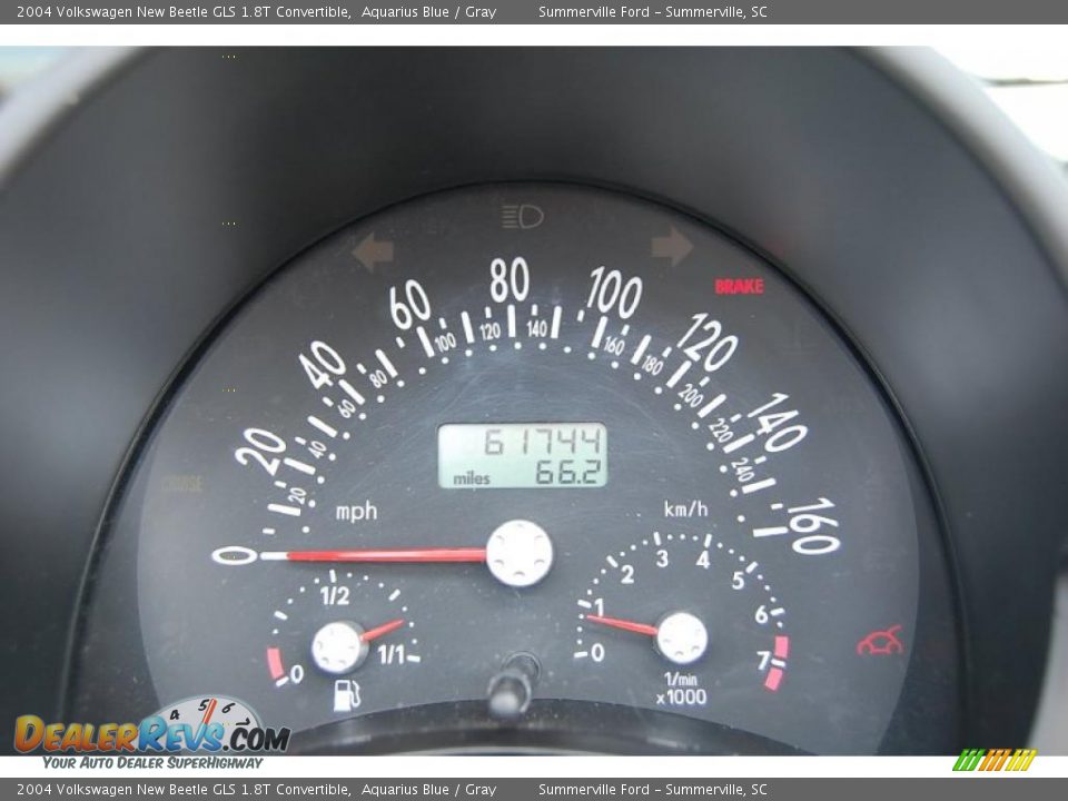 2004 Volkswagen New Beetle GLS 1.8T Convertible Aquarius Blue / Gray Photo #20