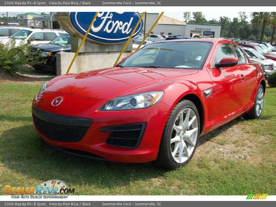 2009 Mazda RX-8 Sport Velocity Red Mica / Black Photo #11
