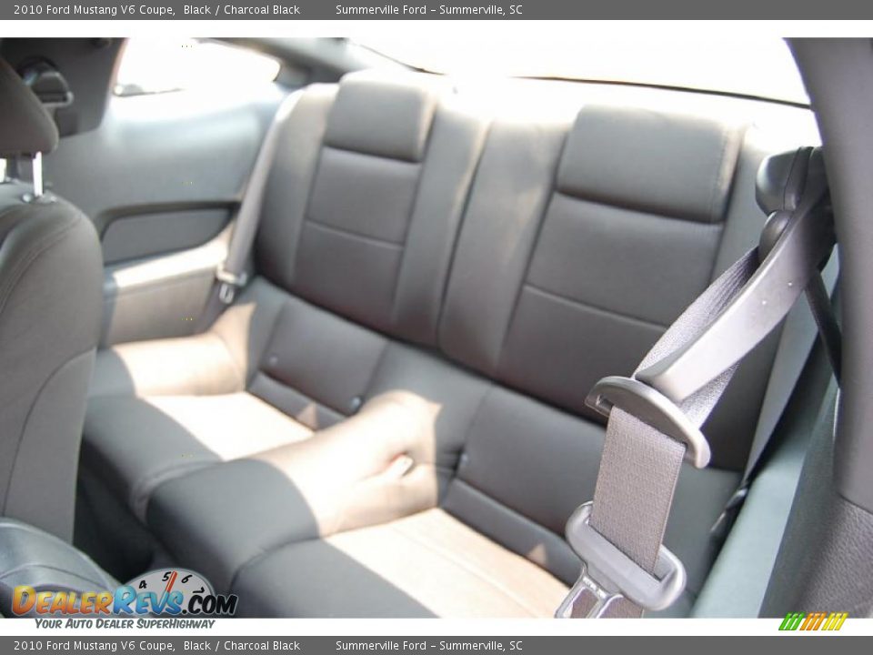 2010 Ford Mustang V6 Coupe Black / Charcoal Black Photo #5