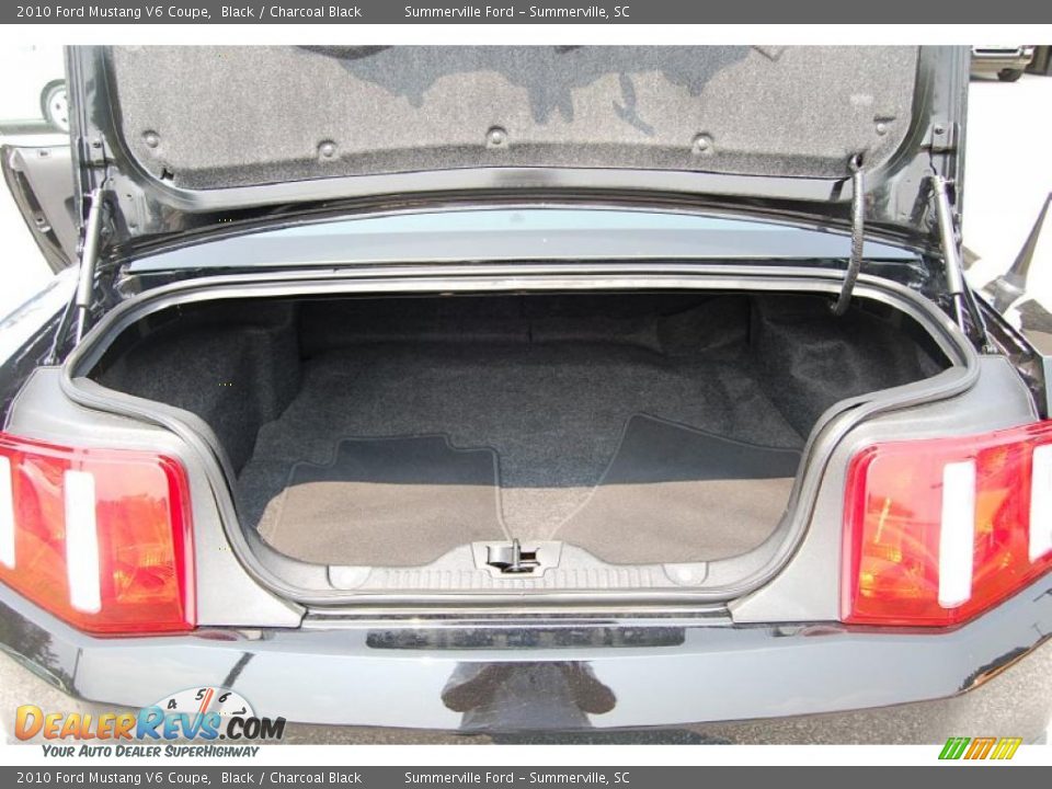2010 Ford Mustang V6 Coupe Black / Charcoal Black Photo #6