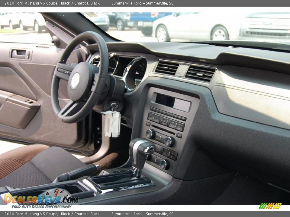 2010 Ford Mustang V6 Coupe Black / Charcoal Black Photo #8