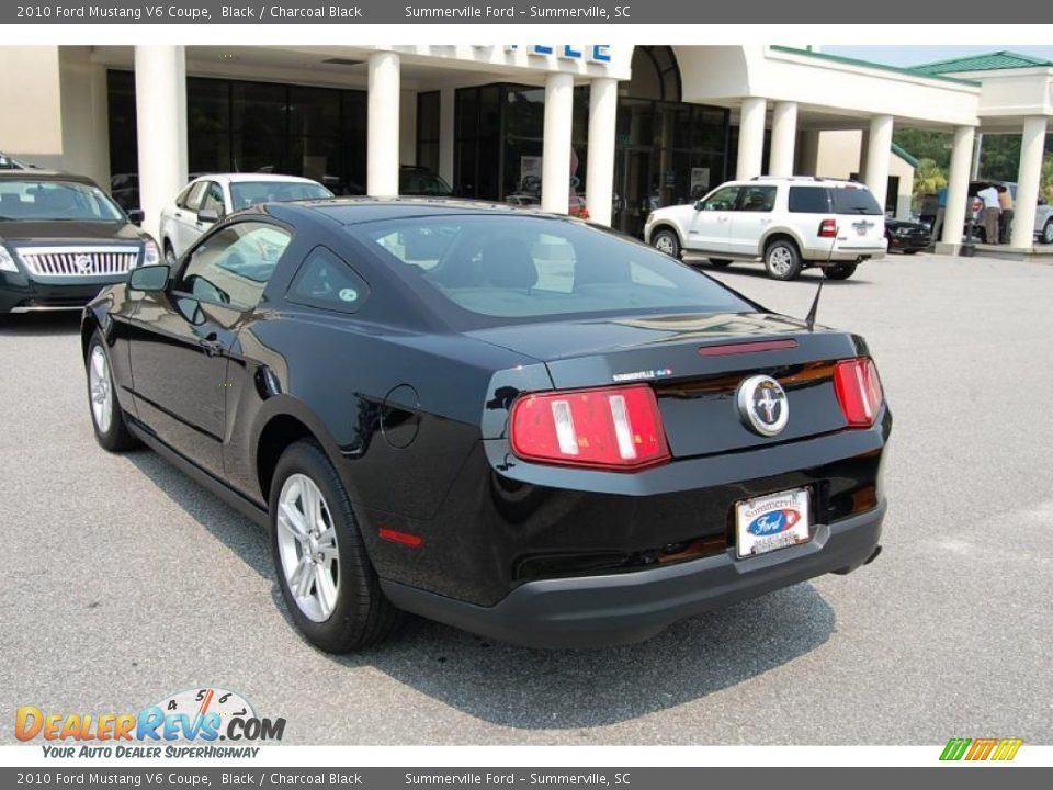 2010 Ford Mustang V6 Coupe Black / Charcoal Black Photo #15