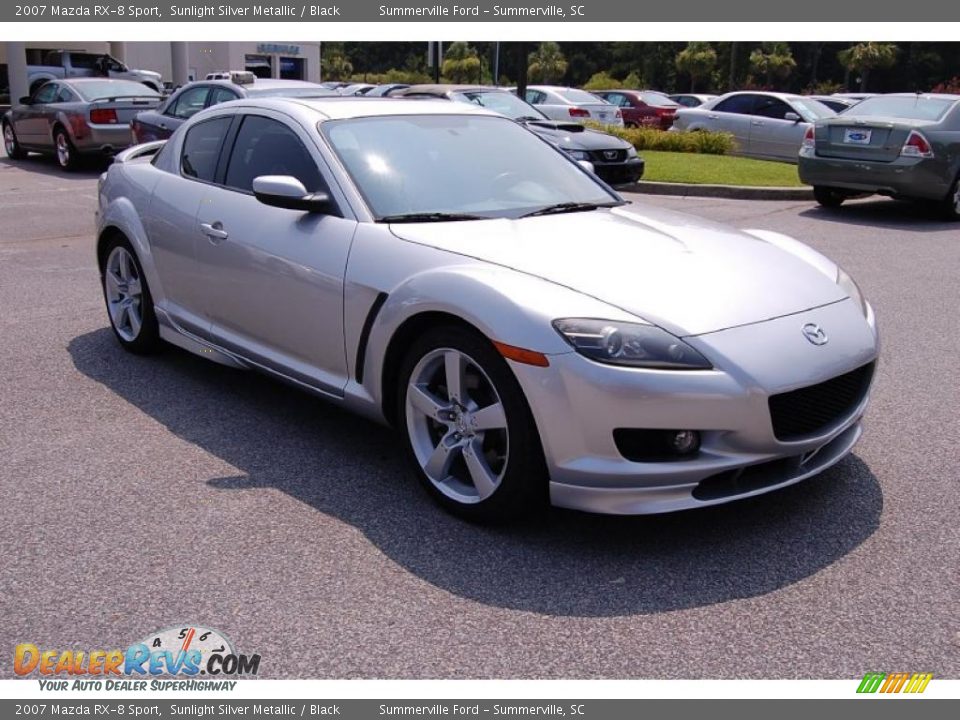 2007 Mazda RX-8 Sport Sunlight Silver Metallic / Black Photo #1