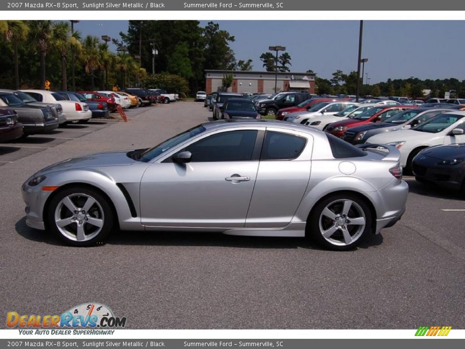 2007 Mazda RX-8 Sport Sunlight Silver Metallic / Black Photo #2