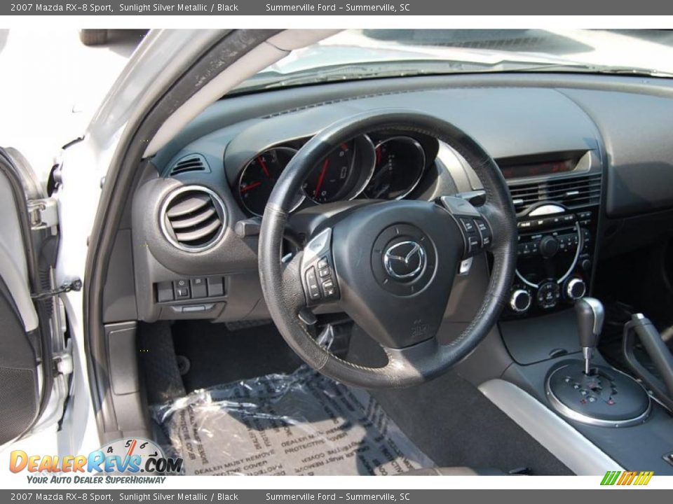 2007 Mazda RX-8 Sport Sunlight Silver Metallic / Black Photo #3