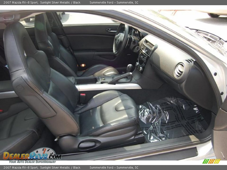 2007 Mazda RX-8 Sport Sunlight Silver Metallic / Black Photo #11
