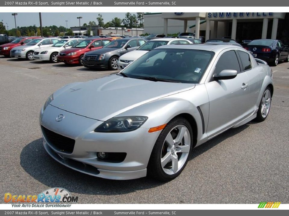 2007 Mazda RX-8 Sport Sunlight Silver Metallic / Black Photo #12