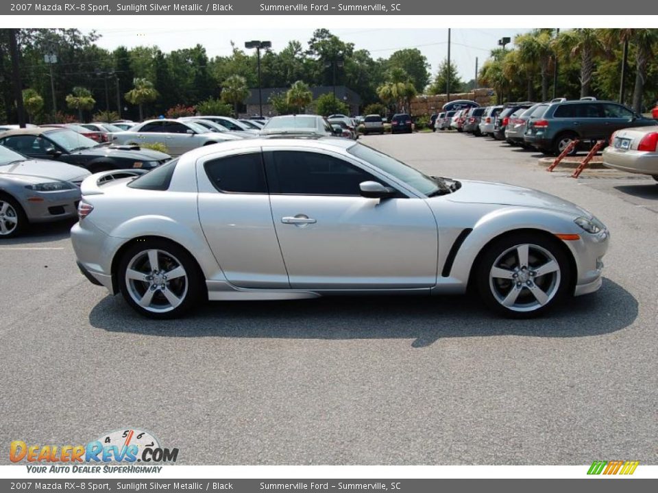 2007 Mazda RX-8 Sport Sunlight Silver Metallic / Black Photo #14