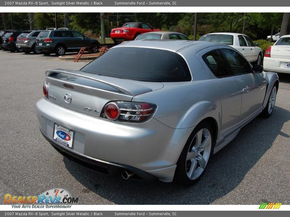 2007 Mazda RX-8 Sport Sunlight Silver Metallic / Black Photo #15