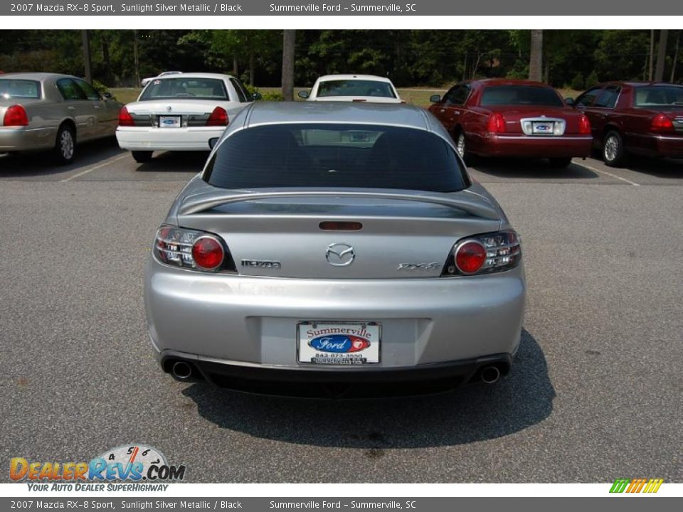 2007 Mazda RX-8 Sport Sunlight Silver Metallic / Black Photo #16