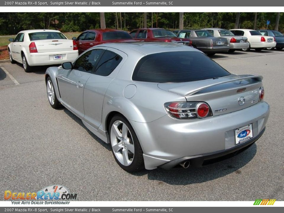 2007 Mazda RX-8 Sport Sunlight Silver Metallic / Black Photo #17