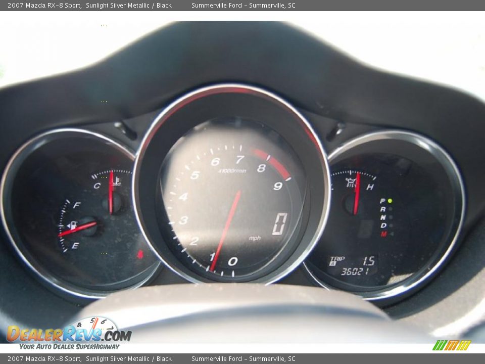 2007 Mazda RX-8 Sport Sunlight Silver Metallic / Black Photo #22