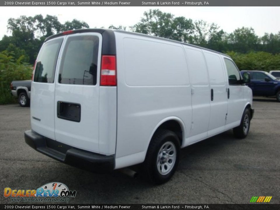 2009 Chevrolet Express 1500 Cargo Van Summit White / Medium Pewter Photo #3