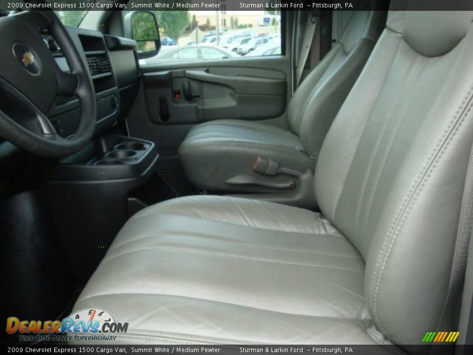 2009 Chevrolet Express 1500 Cargo Van Summit White / Medium Pewter Photo #7