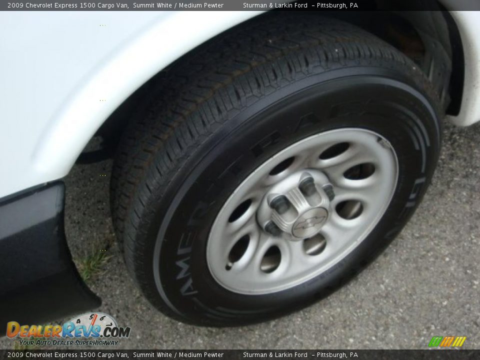 2009 Chevrolet Express 1500 Cargo Van Summit White / Medium Pewter Photo #12