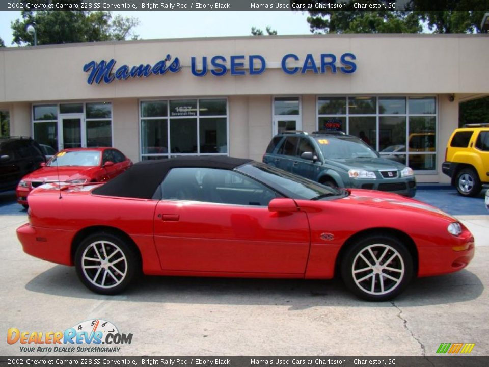 2002 Chevrolet Camaro Z28 SS Convertible Bright Rally Red / Ebony Black Photo #1