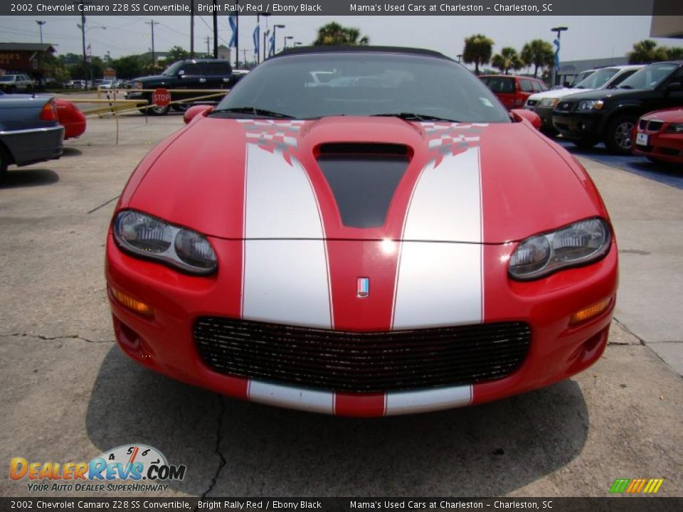 2002 Chevrolet Camaro Z28 SS Convertible Bright Rally Red / Ebony Black Photo #3