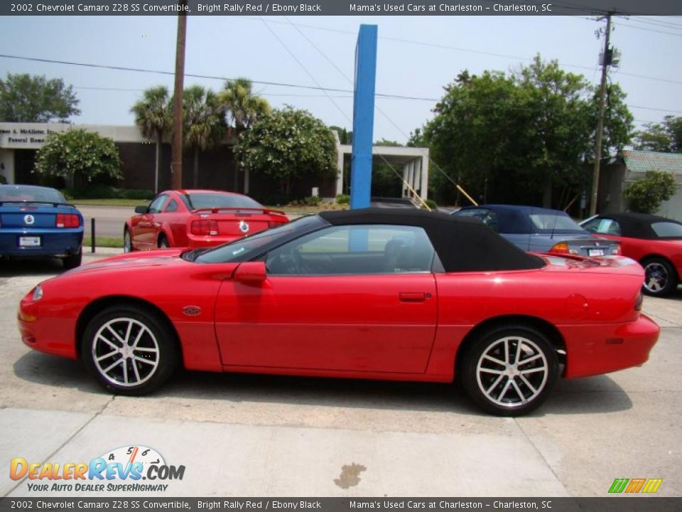 2002 Chevrolet Camaro Z28 SS Convertible Bright Rally Red / Ebony Black Photo #5