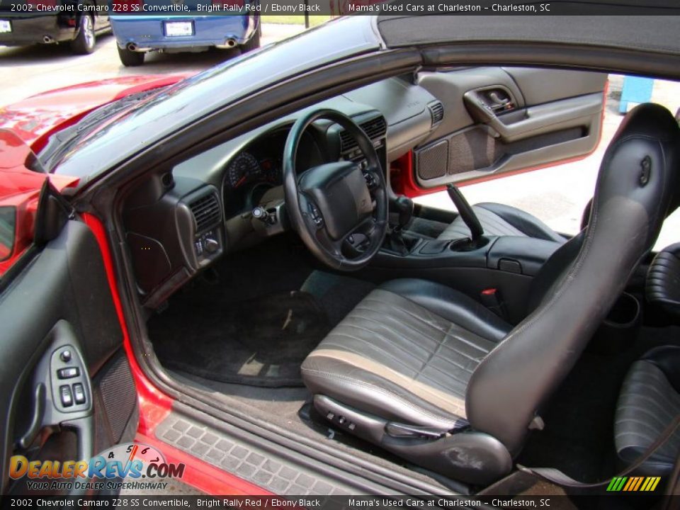 2002 Chevrolet Camaro Z28 SS Convertible Bright Rally Red / Ebony Black Photo #9
