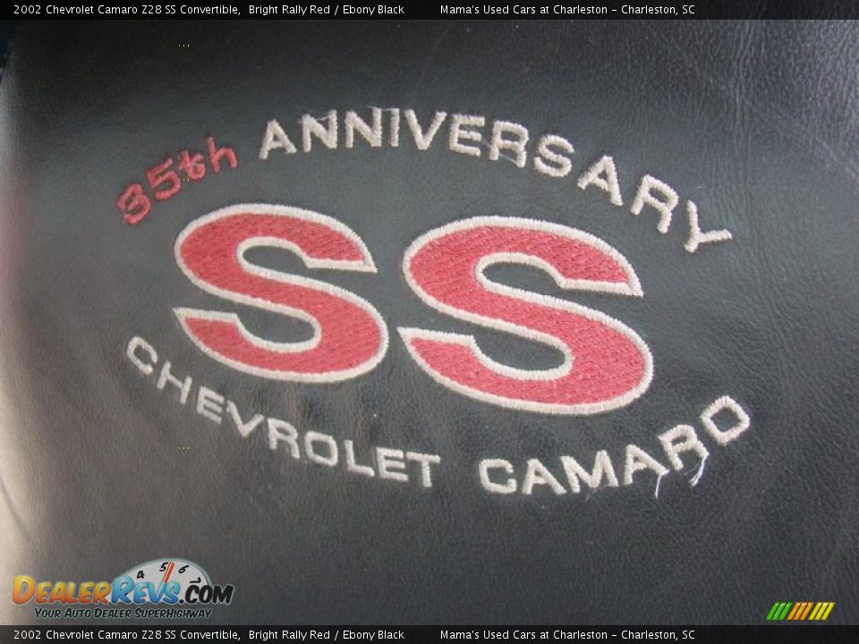 2002 Chevrolet Camaro Z28 SS Convertible Bright Rally Red / Ebony Black Photo #12