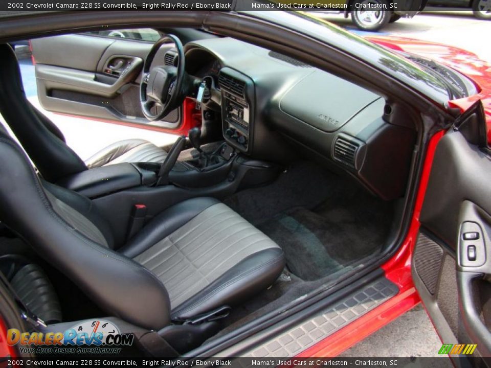 2002 Chevrolet Camaro Z28 SS Convertible Bright Rally Red / Ebony Black Photo #13