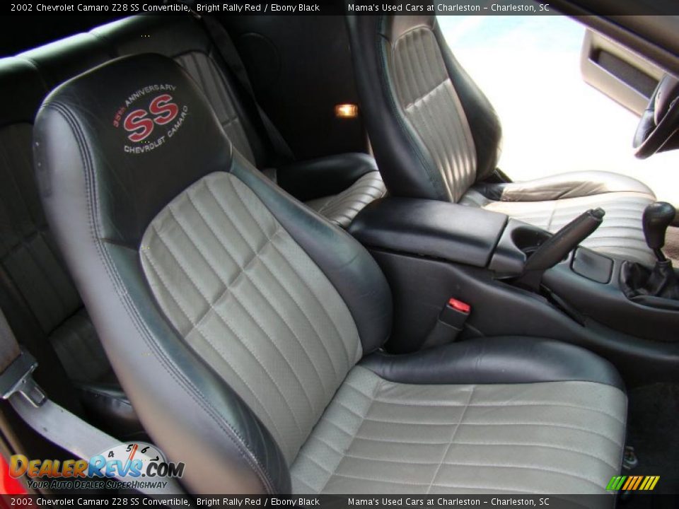 2002 Chevrolet Camaro Z28 SS Convertible Bright Rally Red / Ebony Black Photo #14
