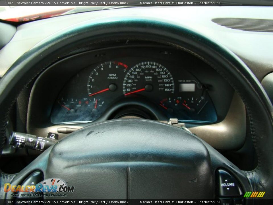 2002 Chevrolet Camaro Z28 SS Convertible Bright Rally Red / Ebony Black Photo #21