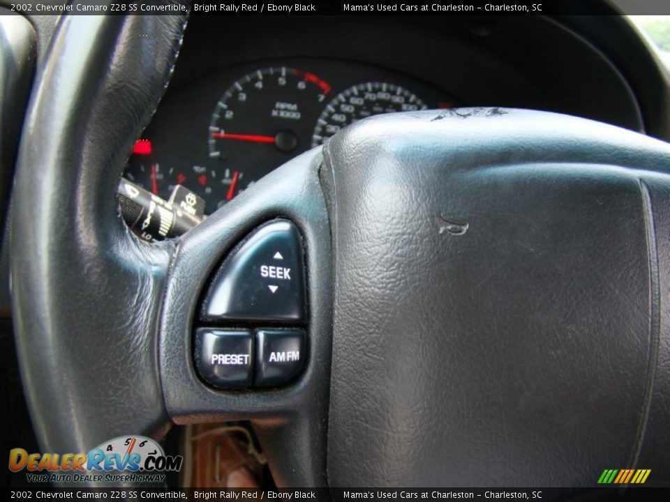 2002 Chevrolet Camaro Z28 SS Convertible Bright Rally Red / Ebony Black Photo #22