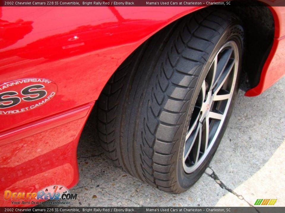2002 Chevrolet Camaro Z28 SS Convertible Bright Rally Red / Ebony Black Photo #26
