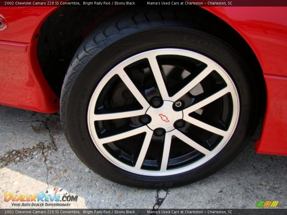 2002 Chevrolet Camaro Z28 SS Convertible Bright Rally Red / Ebony Black Photo #27