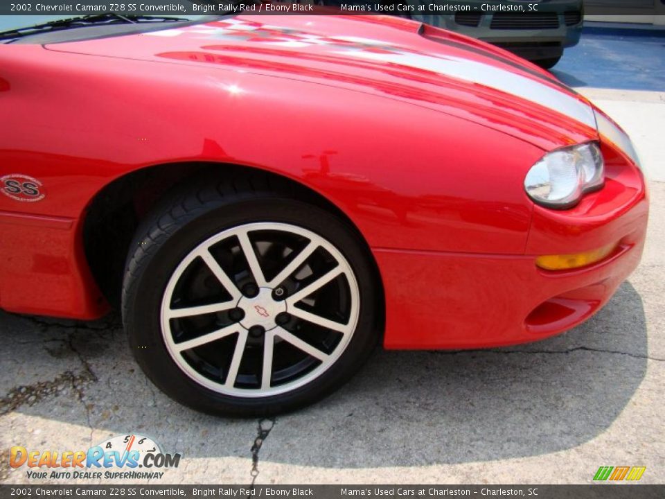 2002 Chevrolet Camaro Z28 SS Convertible Bright Rally Red / Ebony Black Photo #29