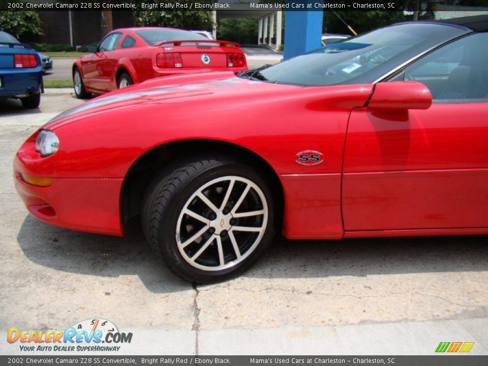 2002 Chevrolet Camaro Z28 SS Convertible Bright Rally Red / Ebony Black Photo #30